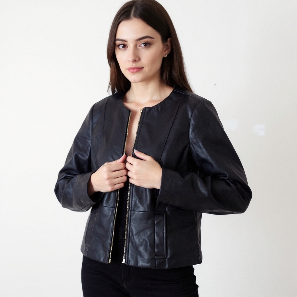 LIZ CLAIBORNE Black Women's Jacket PETITE (Polyester)